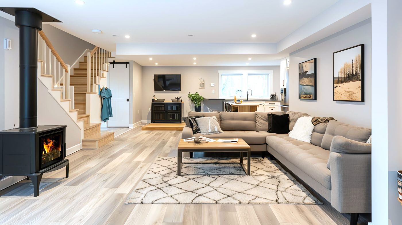 Finished basement